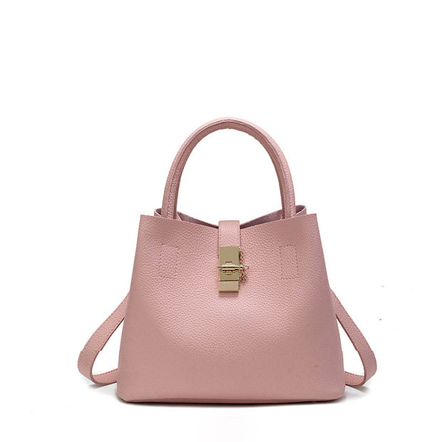 PU Bucket Bag All-match Fashion Single-shoulder Diagonal Bag