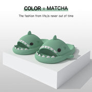 Slippers Indoor Outdoor Funny Shark Cartoon