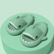 Slippers Indoor Outdoor Funny Shark Cartoon