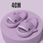 Slippers Indoor Outdoor Funny Shark Cartoon