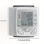 Wrist Electronic Blood Pressure Monitor, BP Sphygmomanometer