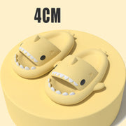 Slippers Indoor Outdoor Funny Shark Cartoon