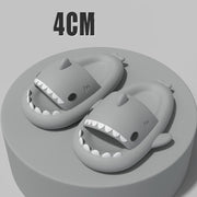Slippers Indoor Outdoor Funny Shark Cartoon