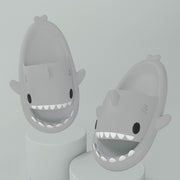 Slippers Indoor Outdoor Funny Shark Cartoon
