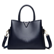 Leather Soft Surface Portable And Fashion Three Interlayer Large Capacity Totes