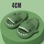 Slippers Indoor Outdoor Funny Shark Cartoon