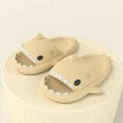 Slippers Indoor Outdoor Funny Shark Cartoon