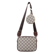 Vintage Pattern Crossbody Bags For Women Shoulder Shell Bag Trend Small Purse And Handbag Luxury Designer Female Square Bag Women's Bag