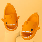Slippers Indoor Outdoor Funny Shark Cartoon