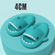 Slippers Indoor Outdoor Funny Shark Cartoon
